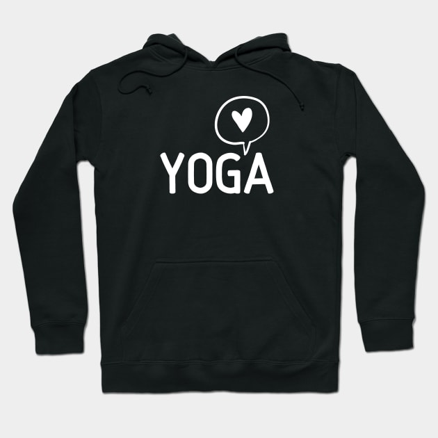 Yoga Lover I love yoga Namaste Hoodie by From Mars